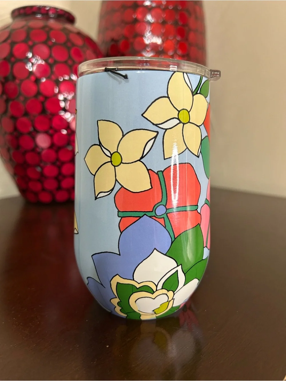 Kate Spade Flower Bed Stainless Steel Wine Tumbler